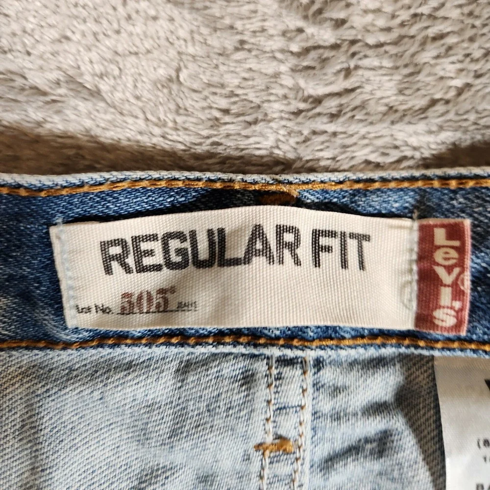 Levi's 505‎ Jeans Men's 36X33 (Tag 38X32) Blue Denim Regular Fit